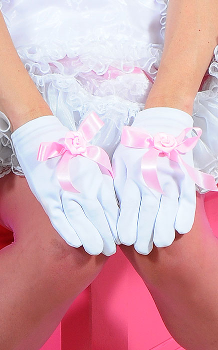 rose bow gloves glv005 2
